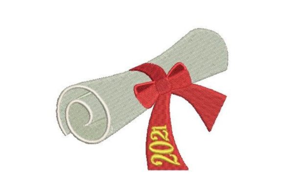 A Diploma Wrapped: Embroidery for Graduation