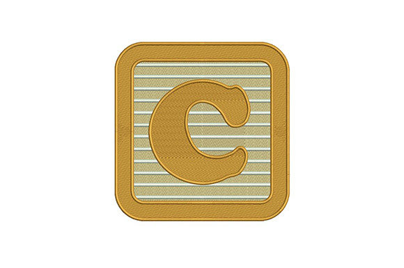 Alphabet C Letter: A Versatile Embroidery Design for Personal and School Projects