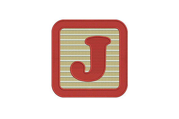 Alphabet J Letter: A Creative Embroidery Asset