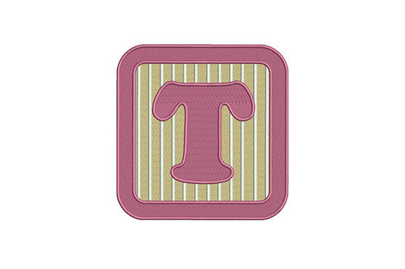 Alphabet T Letter: Elevating Personalization Through Embroidery