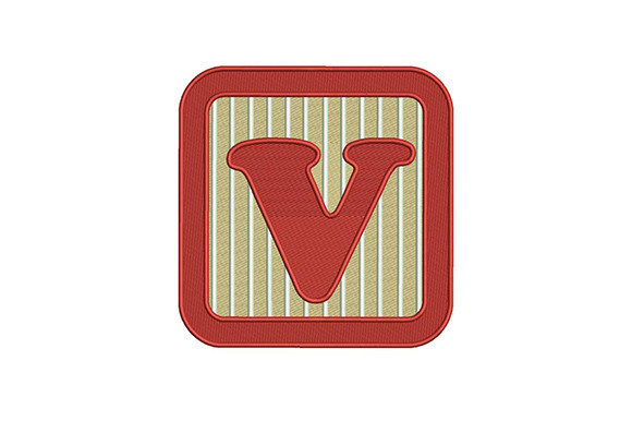 Alphabet V Letter: Creative Stitching for Kids