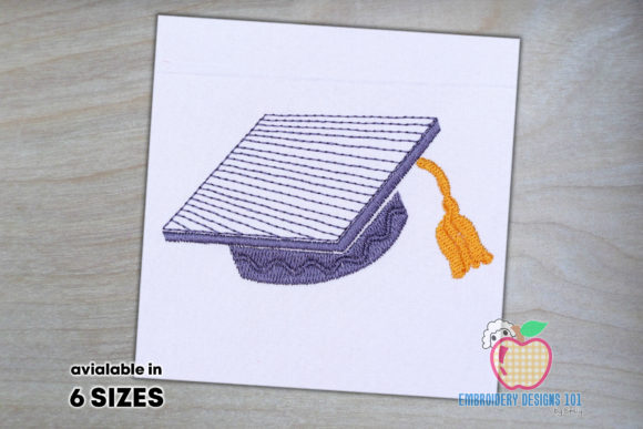 Elevate Designs with Graduation Cap Sketch