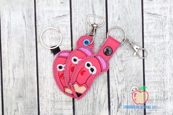 Mastering the Cartoon Pencil In The Hoop Keyfob: A Guide to Versatile Machine Embroidery