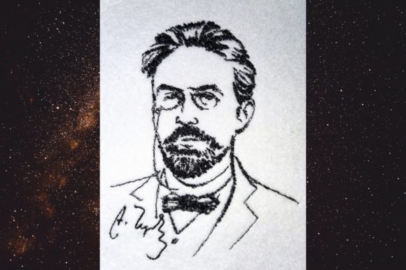 Stitching Literature: A Modern Tribute to Anton Chekhov Through Machine Embroidery