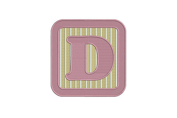 Stitching Success: Why the Alphabet D Letter Design Is a Must-Have for Creative Projects