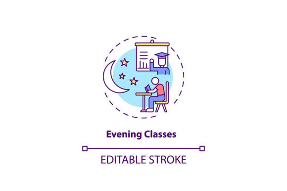 Visualizing Lifelong Learning: The Power of the Evening Classes Concept Icon