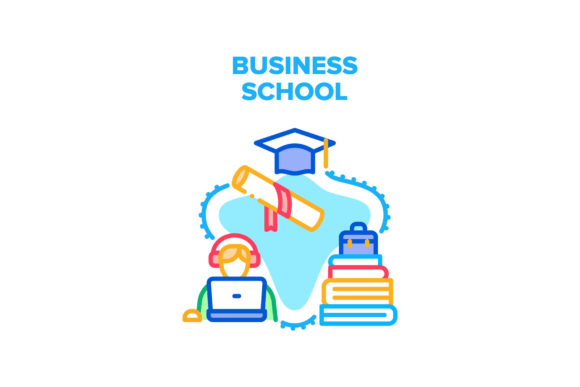 Visualizing Success: The Strategic Role of Business School Vector Concept Color in Modern Education